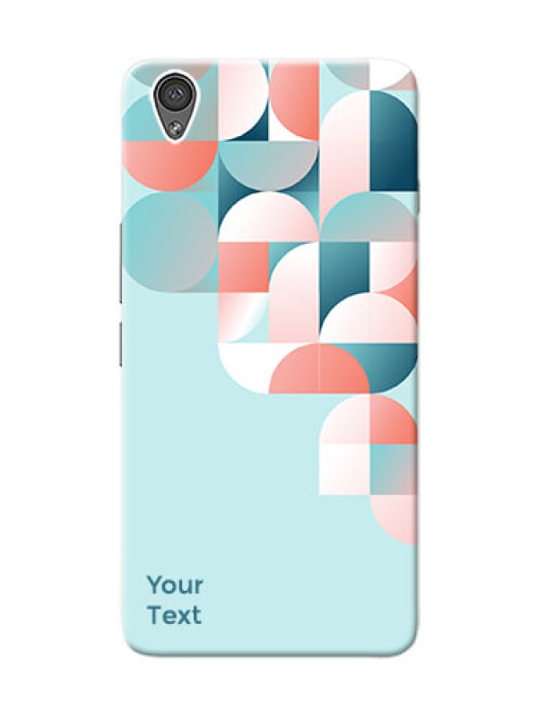 Custom OnePlus X Back Covers: Stylish Semi-circle Pattern Design