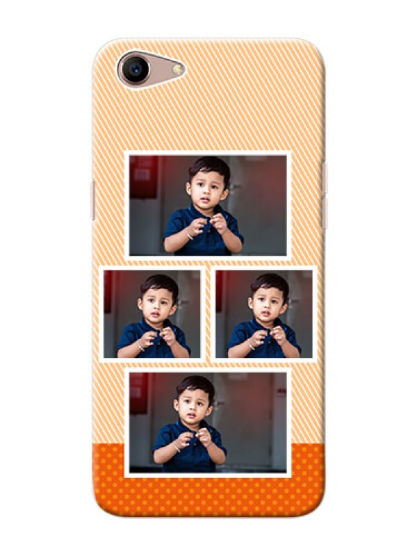 Custom Oppo A1 Mobile Back Covers: Bulk Photos Upload Design