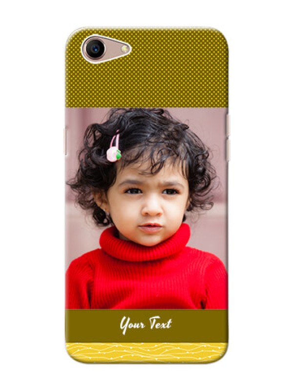 Custom Oppo A1 custom mobile back covers: Simple Green Color Design