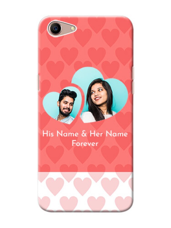 Custom Oppo A1 personalized phone covers: Couple Pic Upload Design
