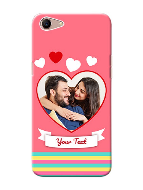 Custom Oppo A1 Personalised mobile covers: Love Doodle Design