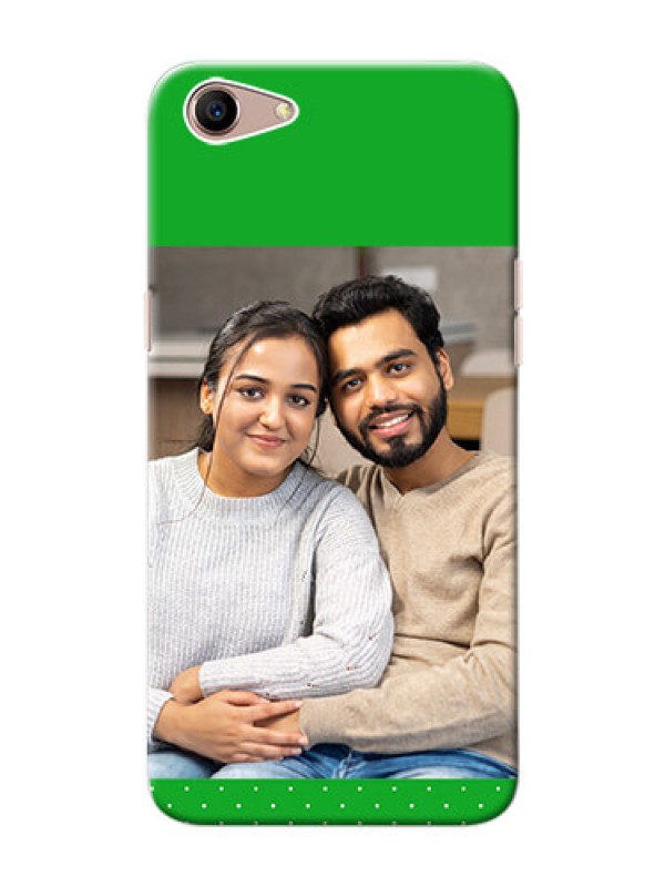 Custom Oppo A1 Personalised mobile covers: Green Pattern Design