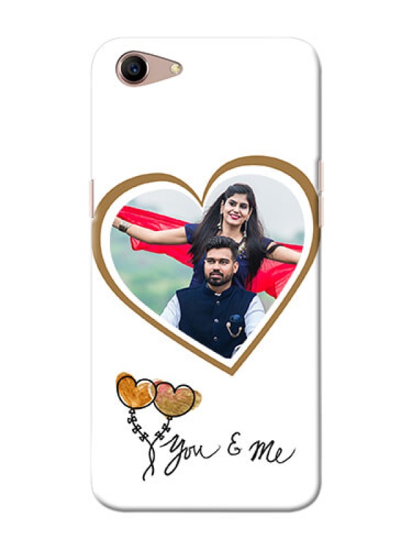 Custom Oppo A1 customized phone cases: You & Me Design