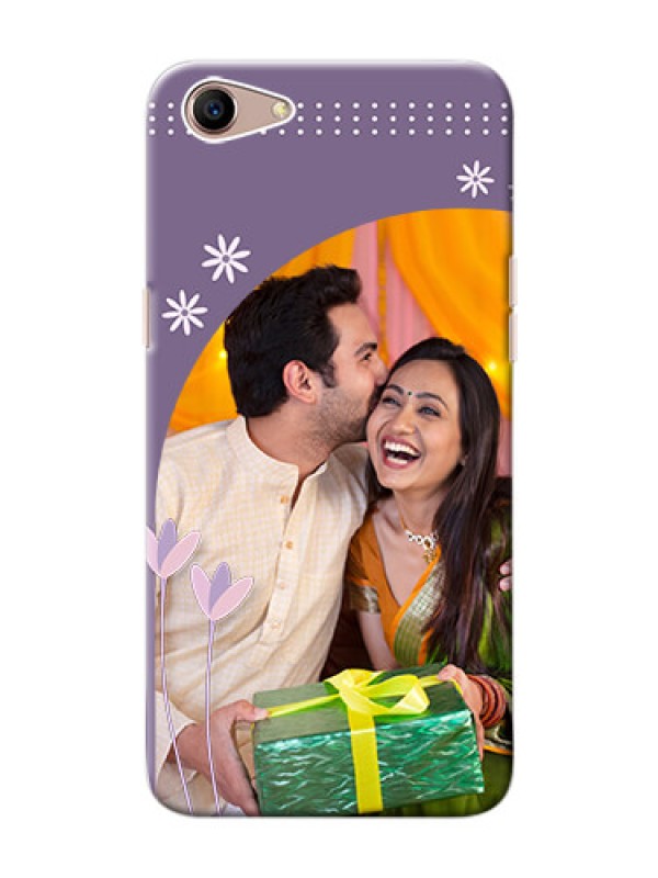 Custom Oppo A1 Phone covers for girls: lavender flowers design 