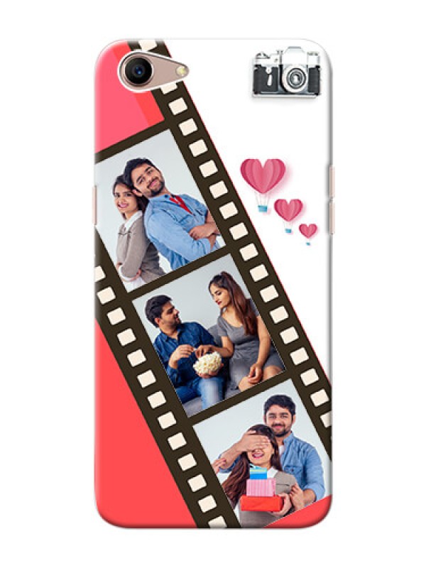 Custom Oppo A1 custom phone covers: 3 Image Holder with Film Reel