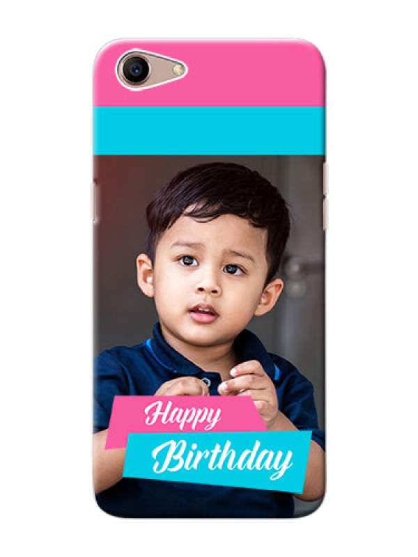 Custom Oppo A1 Mobile Covers: Image Holder with 2 Color Design