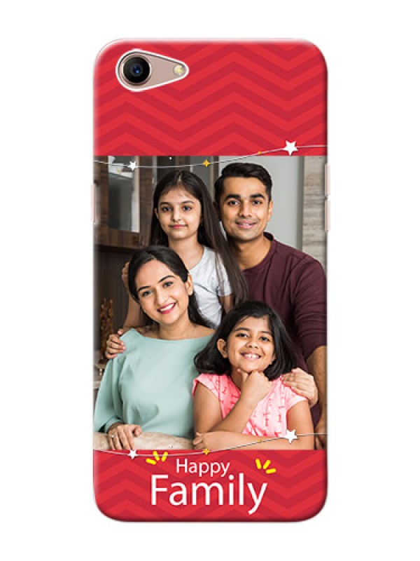 Custom Oppo A1 customized phone cases: Happy Family Design