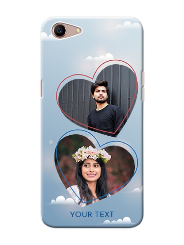 Custom Oppo A1 Phone Cases: Blue Color Couple Design 