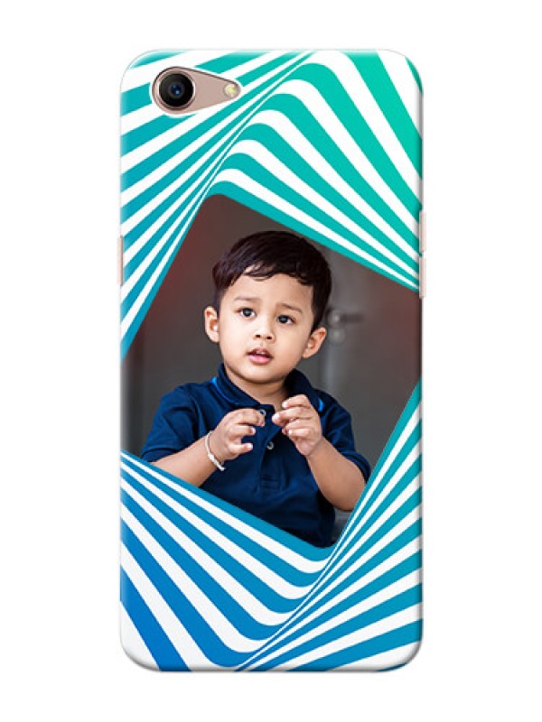 Custom Oppo A1 Personalised Mobile Covers: Abstract Spiral Design