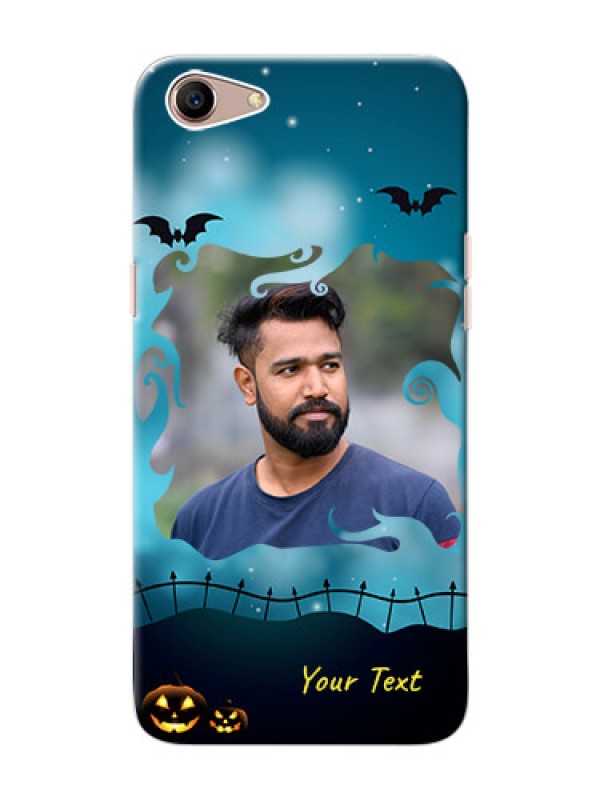 Custom Oppo A1 Personalised Phone Cases: Halloween frame design