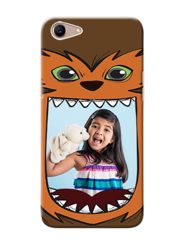 Custom Oppo A1 Phone Covers: Owl Monster Back Case Design