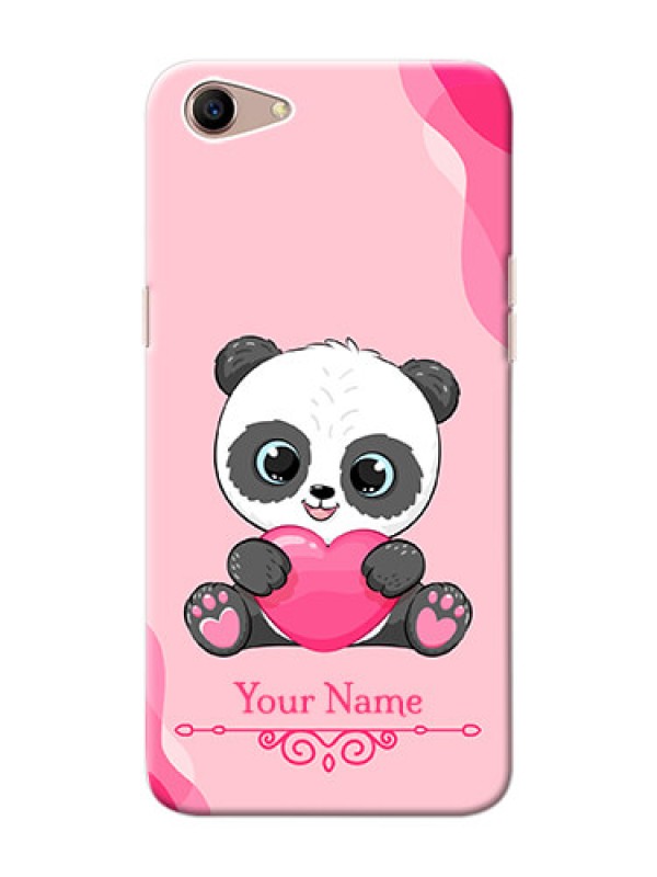Custom Oppo A1 Mobile Back Covers: Cute Panda Design