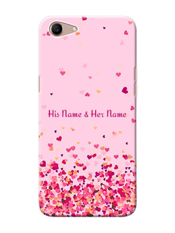 Custom Oppo A1 Phone Back Covers: Floating Hearts Design