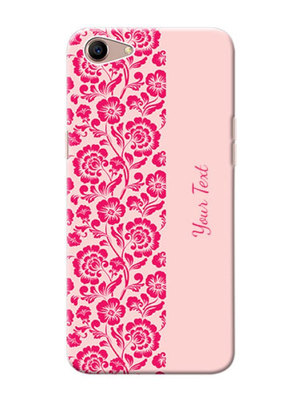 Custom Oppo A1 Phone Back Covers: Attractive Floral Pattern Design
