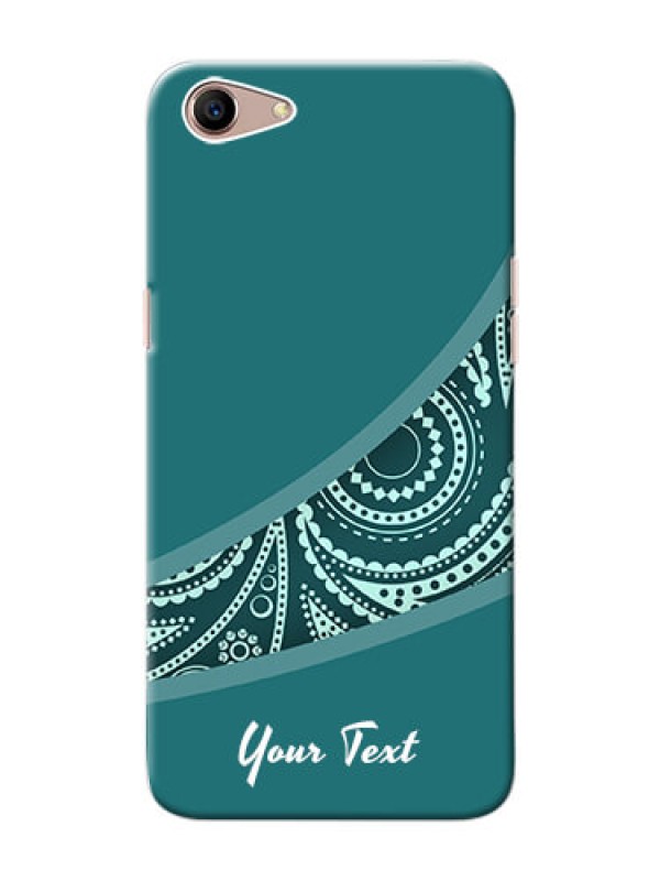 Custom Oppo A1 Custom Phone Covers: semi visible floral Design