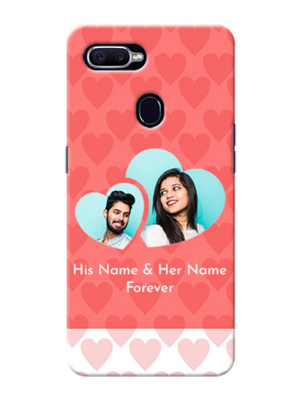 Custom Oppo A12 personalized phone covers: Couple Pic Upload Design