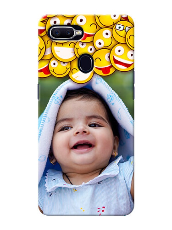 Custom Oppo A12 Custom Phone Cases with Smiley Emoji Design