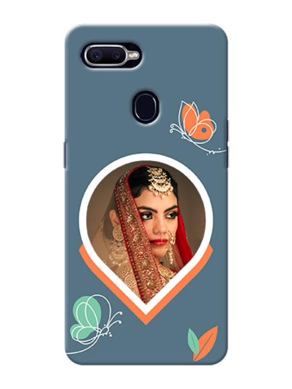 Custom Oppo A12 Custom Mobile Case with Droplet Butterflies Design