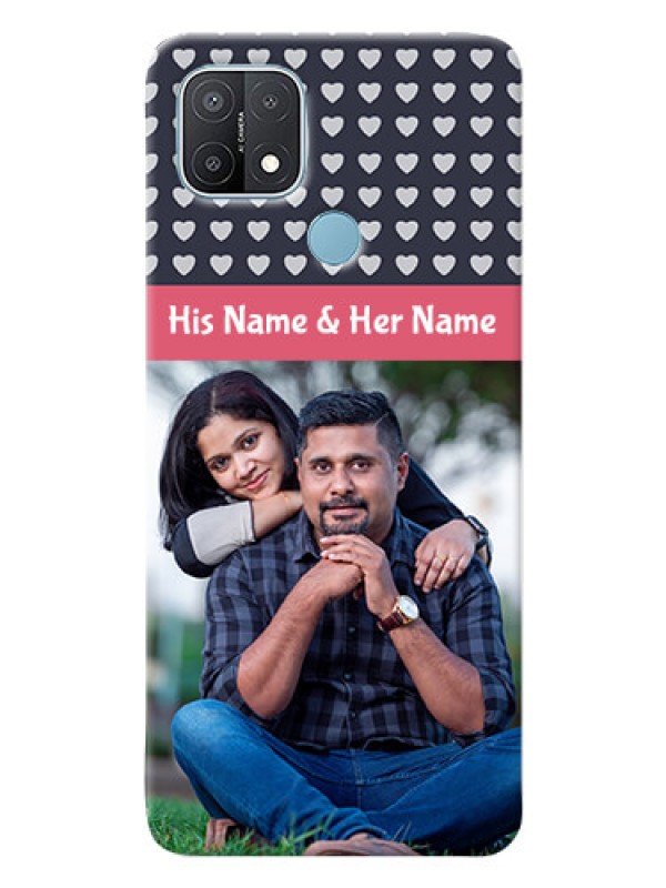 Custom Oppo A15 Custom Mobile Case with Love Symbols Design