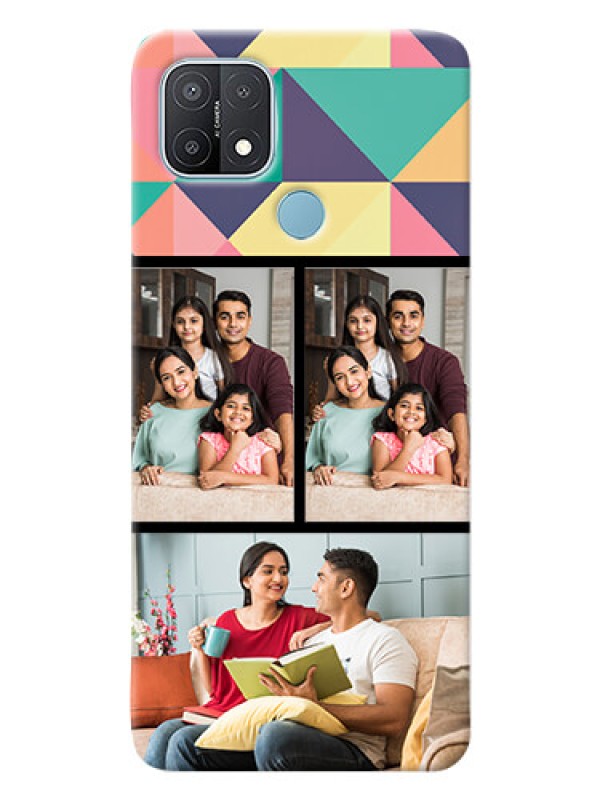 Custom Oppo A15 personalised phone covers: Bulk Pic Upload Design