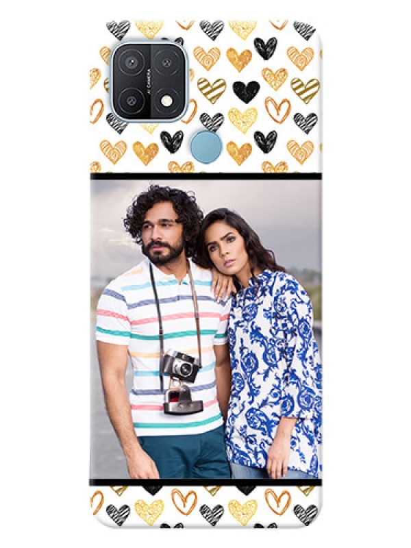 Custom Oppo A15 Personalized Mobile Cases: Love Symbol Design