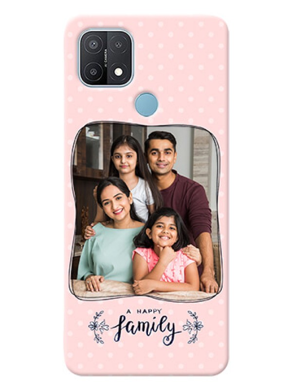 Custom Oppo A15 Personalized Phone Cases: Family with Dots Design