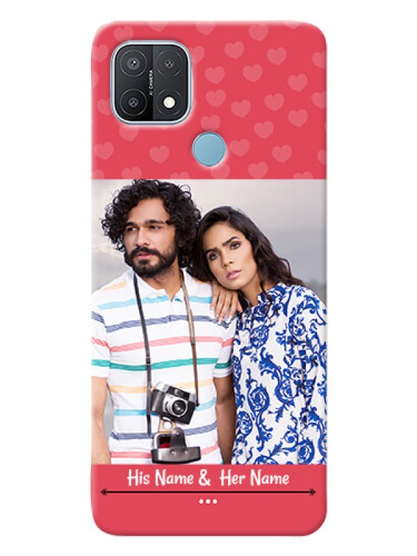 Custom Oppo A15 Mobile Cases: Simple Love Design