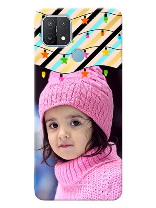 Custom Oppo A15 Personalized Mobile Covers: Lights Hanging Design