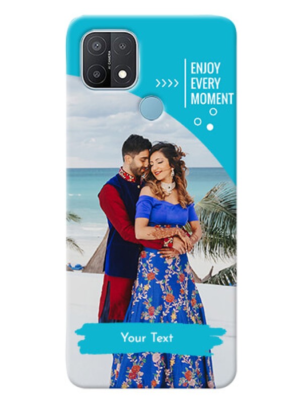 Custom Oppo A15 Personalized Phone Covers: Happy Moment Design