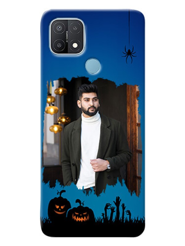 Custom Oppo A15 mobile cases online with pro Halloween design 