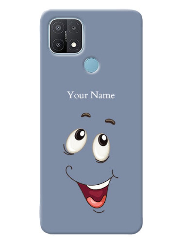 Custom Oppo A15 Phone Back Covers: Laughing Cartoon Face Design