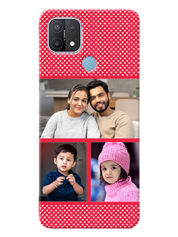 Custom Oppo A15s mobile back covers online: Bulk Pic Upload Design