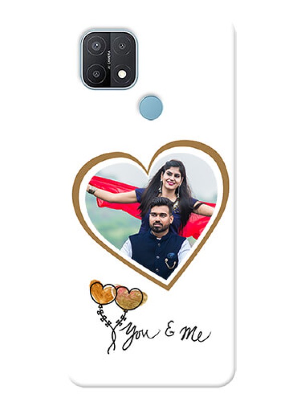 Custom Oppo A15s customized phone cases: You & Me Design