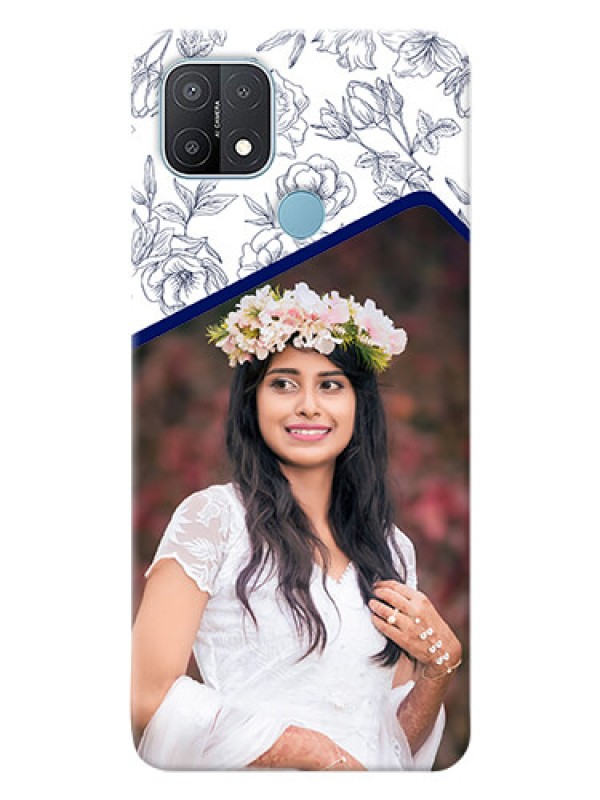 Custom Oppo A15s Phone Cases: Premium Floral Design