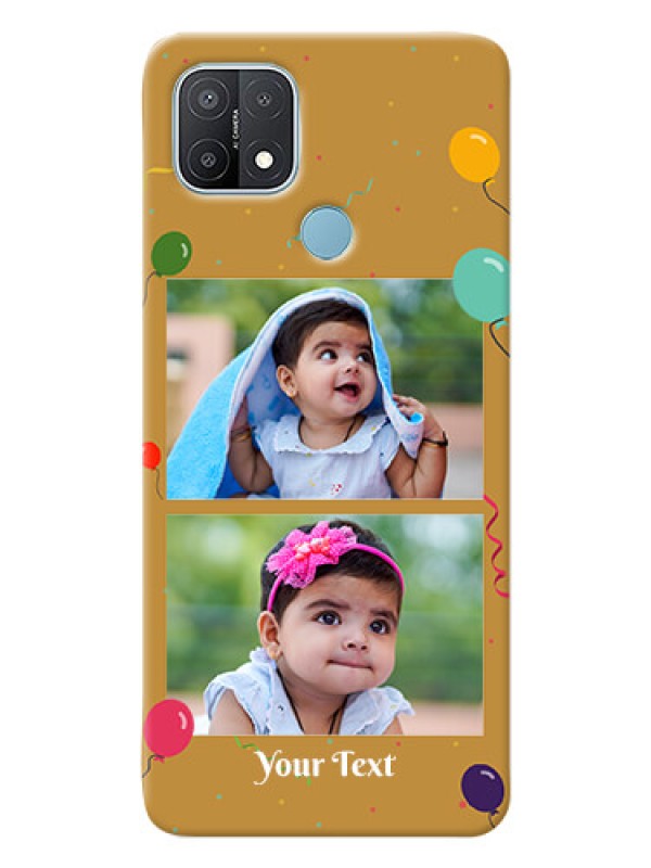 Custom Oppo A15s Phone Covers: Image Holder with Birthday Celebrations Design