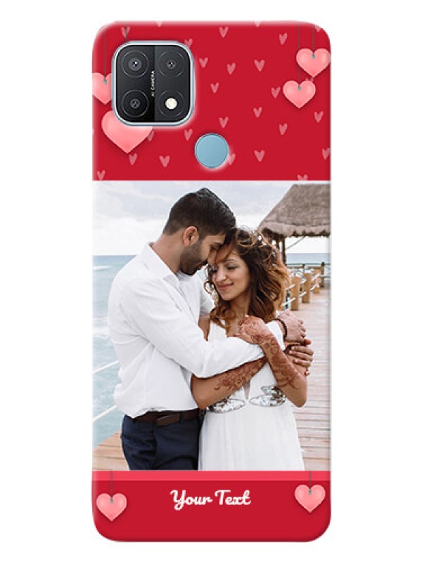 Custom Oppo A15s Mobile Back Covers: Valentines Day Design
