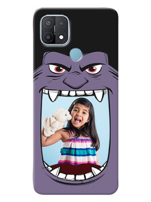 Custom Oppo A15s Personalised Phone Covers: Angry Monster Design