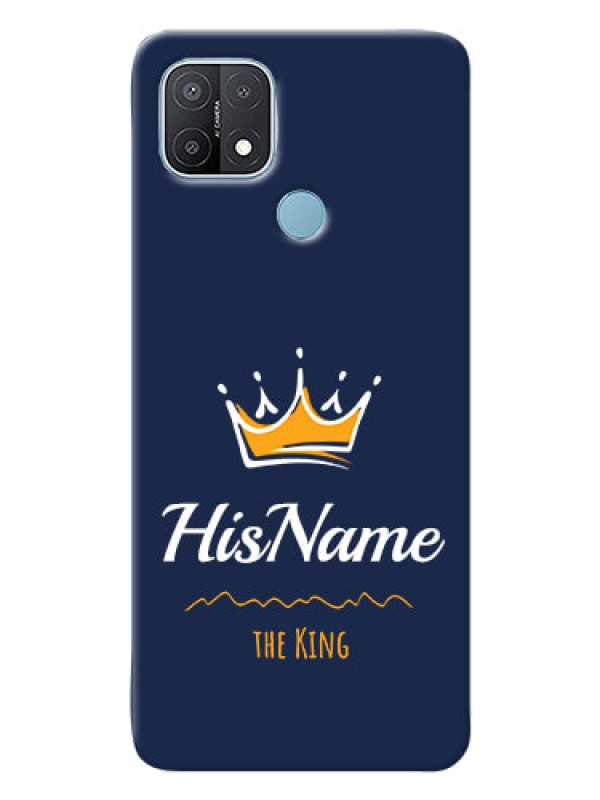 Custom Oppo A15s King Phone Case with Name