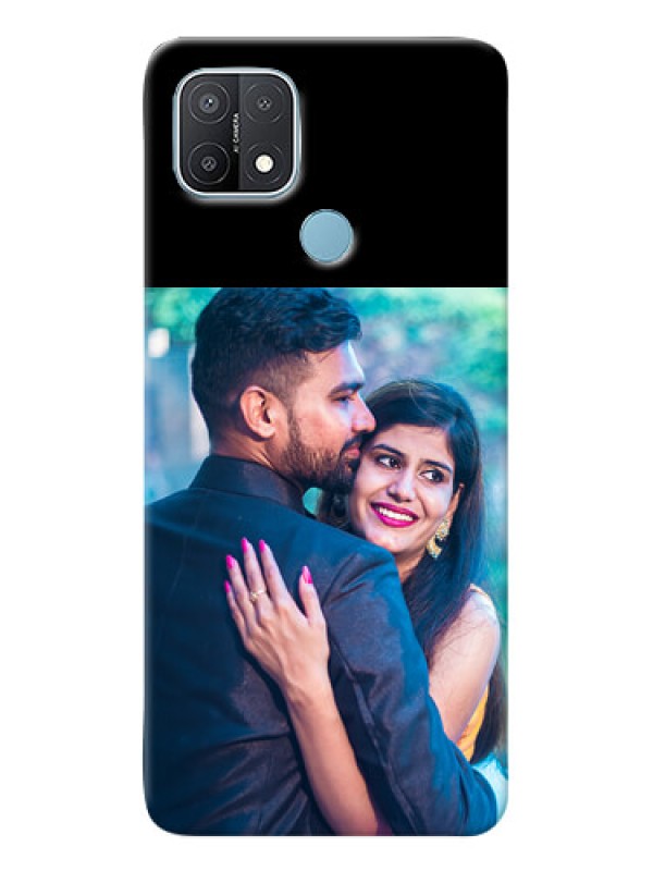 Custom Oppo A15S Custom Hard Phone Case - Upload Full Picture With Custom Color Design