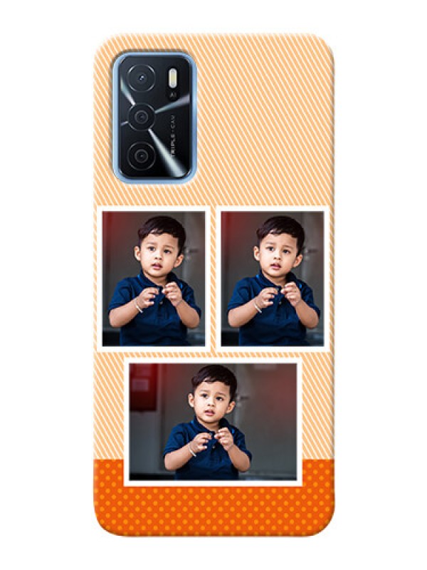 Custom Oppo A16 Mobile Back Covers: Bulk Photos Upload Design