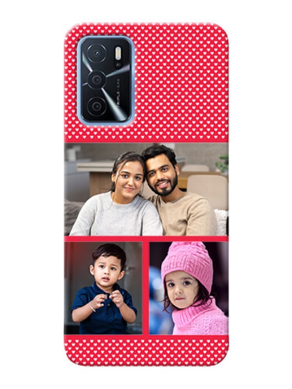 Custom Oppo A16 mobile back covers online: Bulk Pic Upload Design