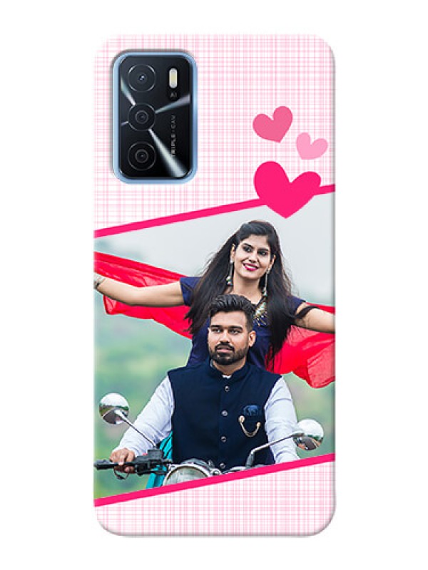 Custom Oppo A16 Personalised Phone Cases: Love Shape Heart Design