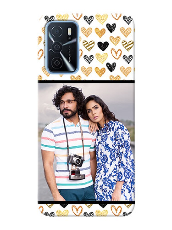 Custom Oppo A16 Personalized Mobile Cases: Love Symbol Design