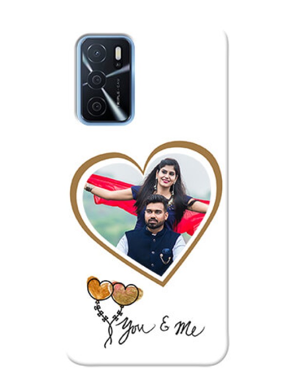 Custom Oppo A16 customized phone cases: You & Me Design