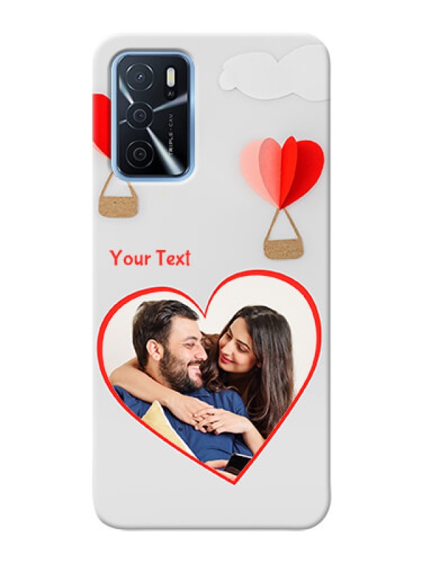 Custom Oppo A16 Phone Covers: Parachute Love Design