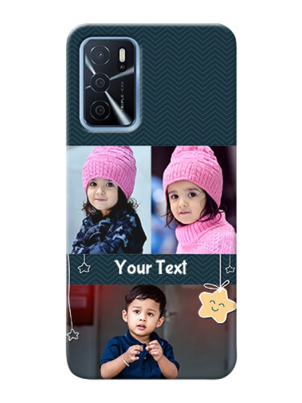 Custom Oppo A16 Mobile Back Covers Online: Hanging Stars Design