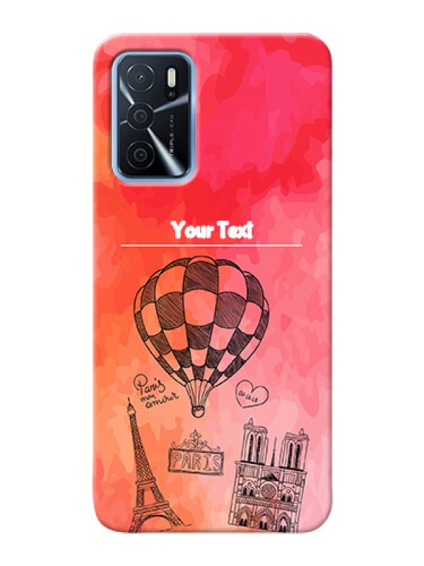 Custom Oppo A16 Personalized Mobile Covers: Paris Theme Design