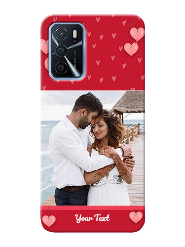Custom Oppo A16 Mobile Back Covers: Valentines Day Design