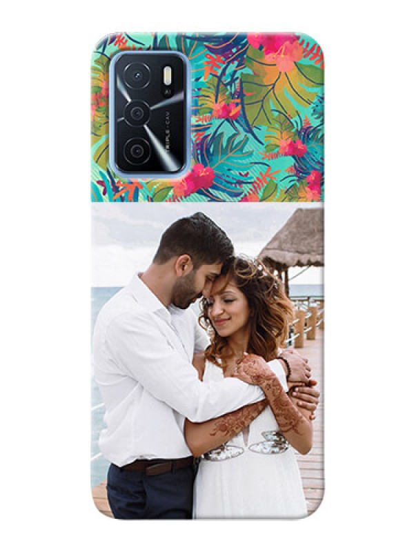 Custom Oppo A16 Personalized Phone Cases: Watercolor Floral Design