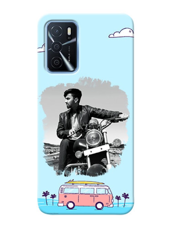 Custom Oppo A16 Mobile Covers Online: Travel & Adventure Design